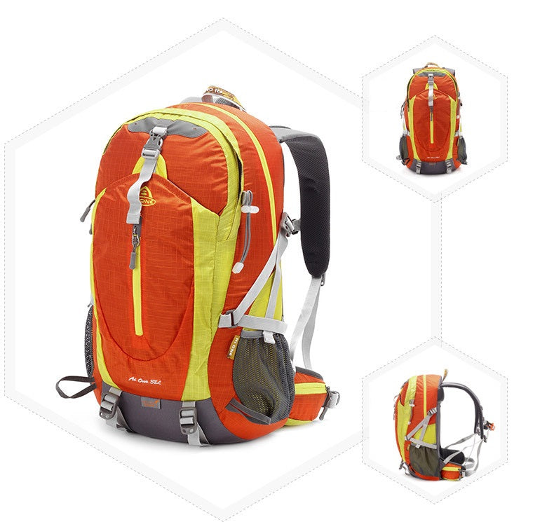 Outdoor Sports Mountaineering Hiking Leisure Travel Nylon Backpack