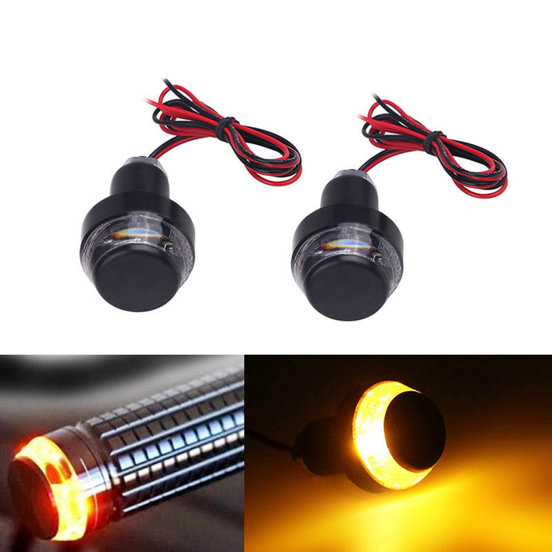 Motorcycle Handle Terminal 12LED Two-color Turn Signal Indicator