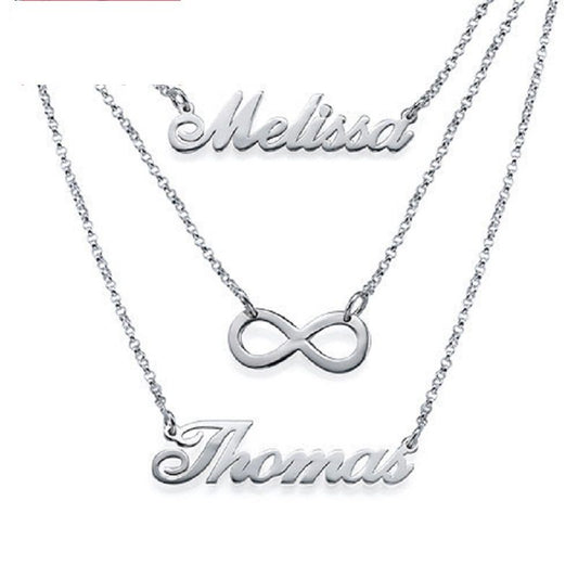 S925 Personalized Name Custom Necklace Jewelry