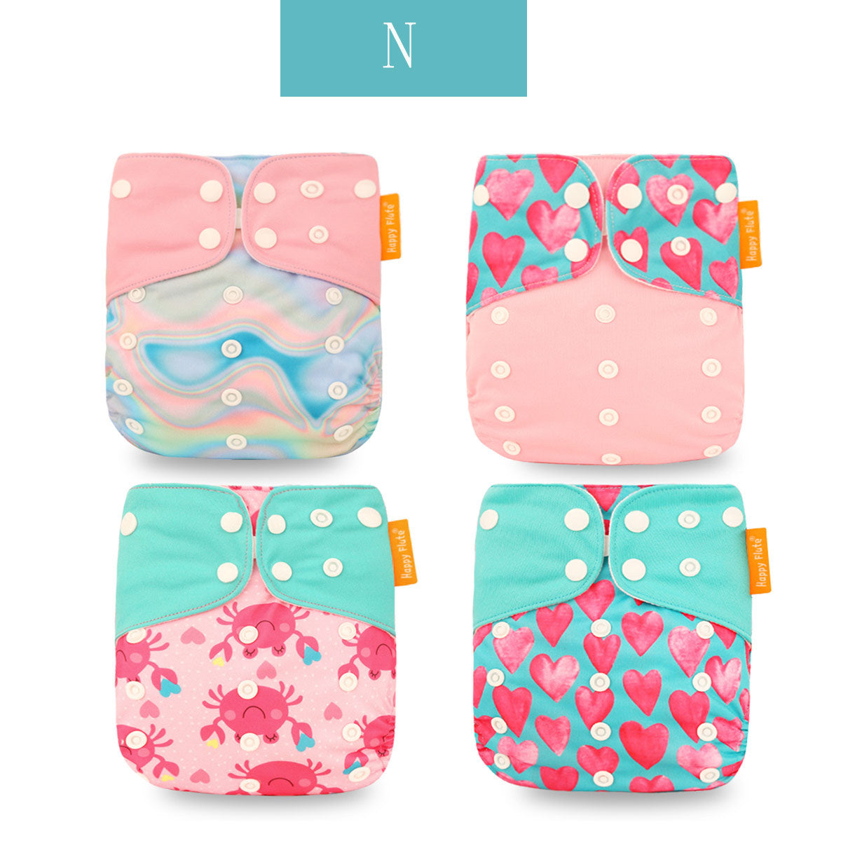 Washable Eco-friendly Cloth Diaper Ecological Adjustable Nappy Reusable Diaper