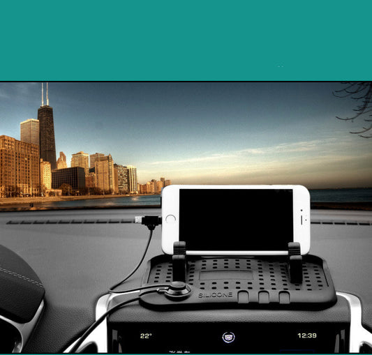 Multifunctional Car Charging Bracket Silicone Mobile Phone Holder