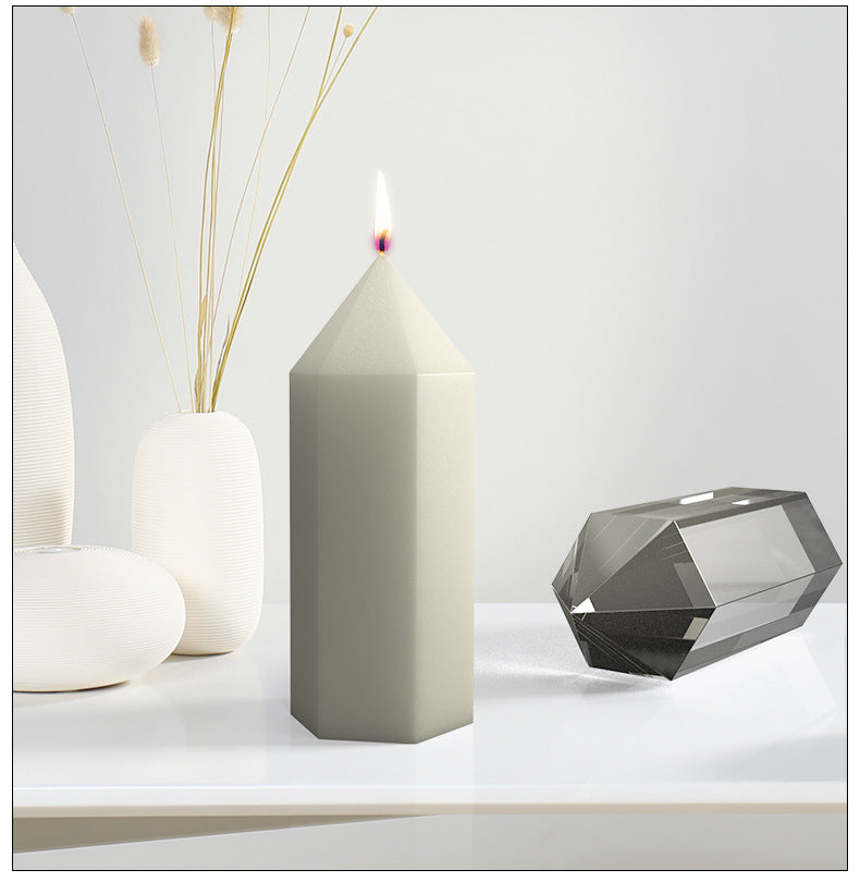 Crystal Epoxy Silicone Candle Making Mold