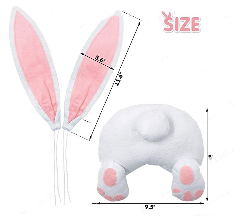 Easter Party Faceless Doll Bunny Costume