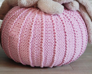 Home Decor Hand Knitted Lazy Sofa Pouf