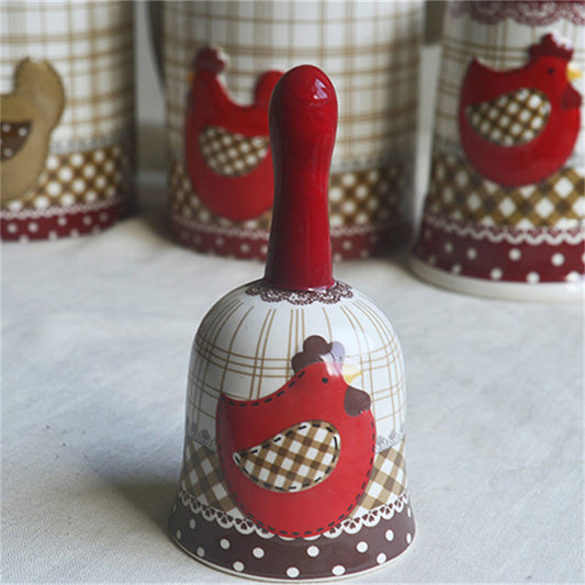 Chicken Shape Ceramic Tableware Christmas Day Decoration