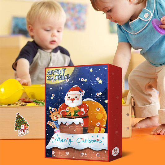 Christmas Blind Box Countdown Surprise Dismantling Toy Set