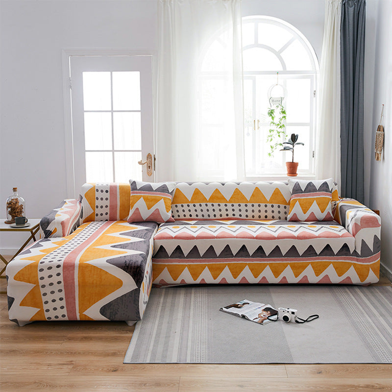 Home Fashion Stretch Print Modular Sofa Cover