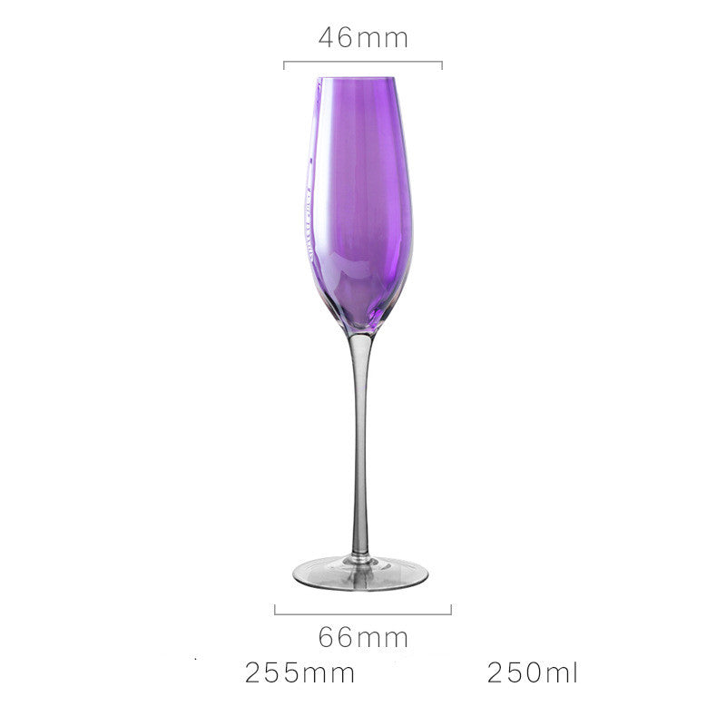 Nordic Style New Purple Crystal Glass Goblet