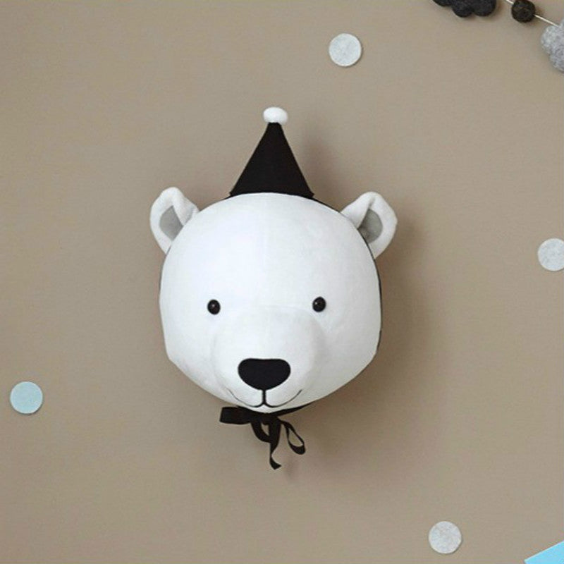 Wall Decoration Animal Head Soft Hanging Children's Room Creative Decoration Ornaments