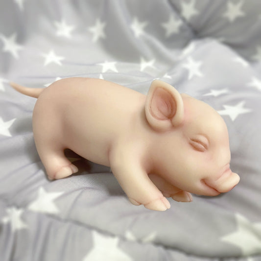 Silicone Rebirth Toy Simulation Doll Vinyl Piglet