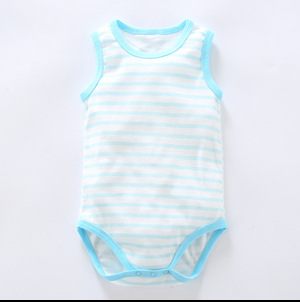 baby cotton sleeveless romper