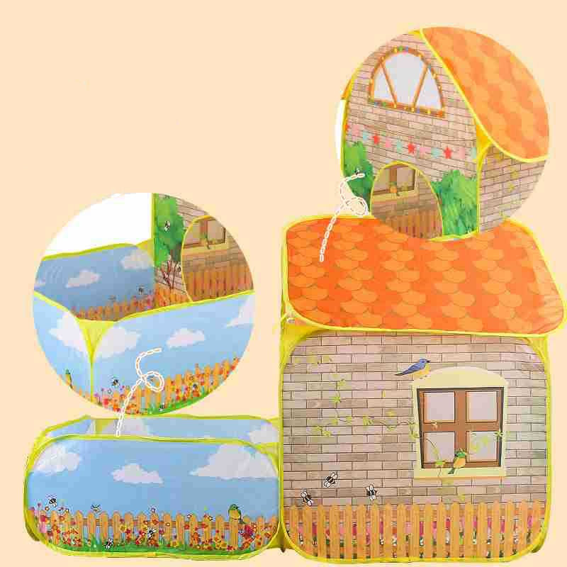 Garden House Ball Pool Children's Tent Cows