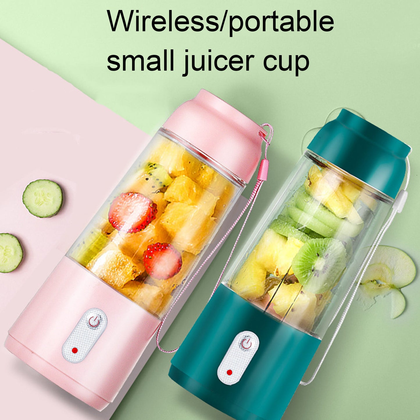 Portable Juicer Household Wireless Small Charging Mini Juicer Cup Electric Frying Juicer Mixer Cooking Machine