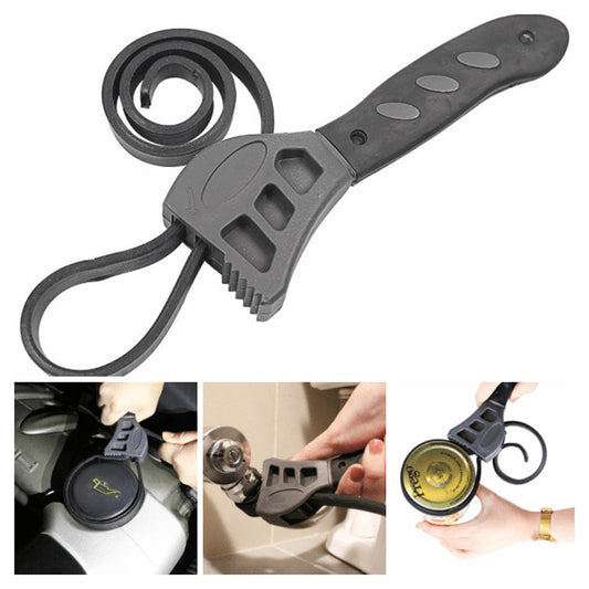 Multifunctional belt spanner adjustable universal spanner