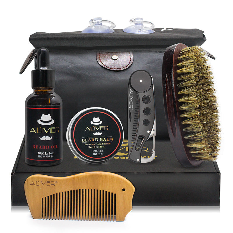 Man Hair Beard Shaving Set Bathroom Tool Brush Comb Shaving