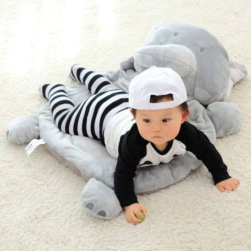 Plush cute cartoon sleeping pad