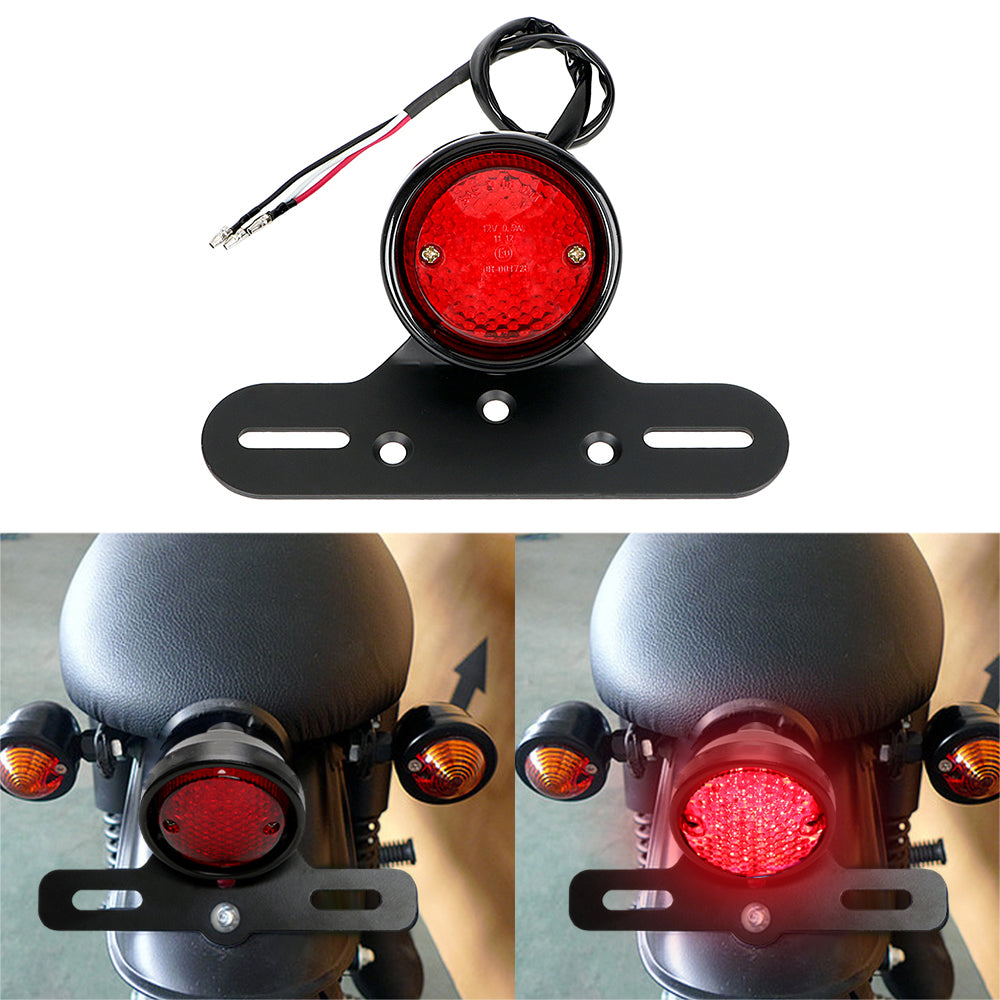 Motorcycle Accessories Modified Retro Metal Round Taillight