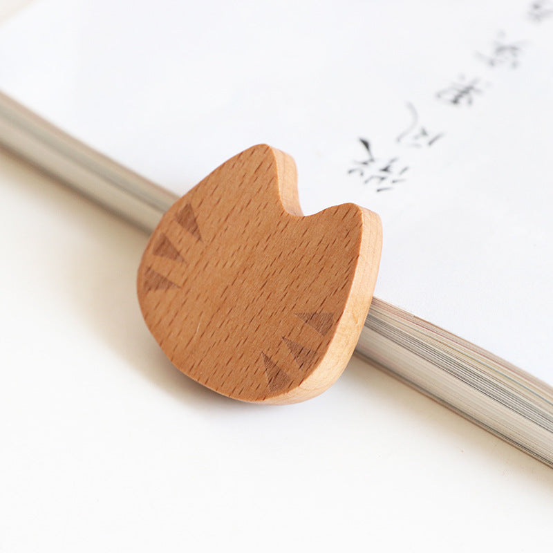 Japanese Beech Cat Chopstick Rest Tableware