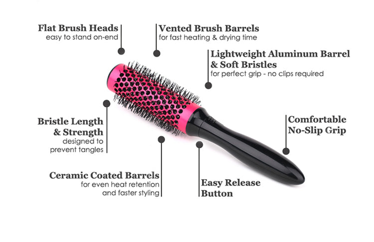 Professional Hair Dressing Brushes High Temperature Resistant