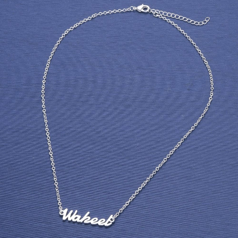 Necklace Alloy Pendant Font Fascinating Pendant Custom Name Necklace Personalized Necklace