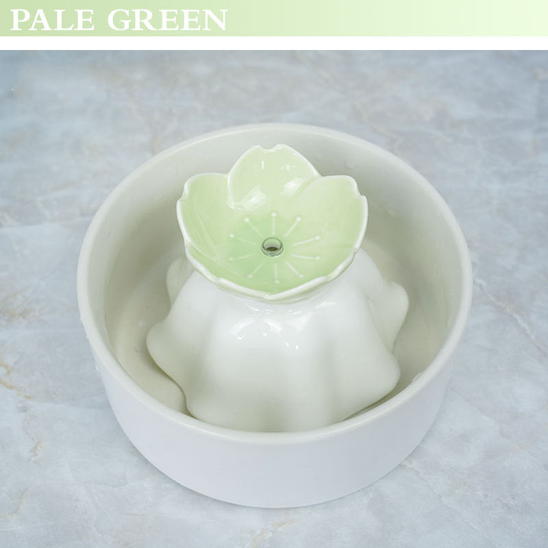 Cat Water Fountain Ceramic Pet Water Fountain Automatic