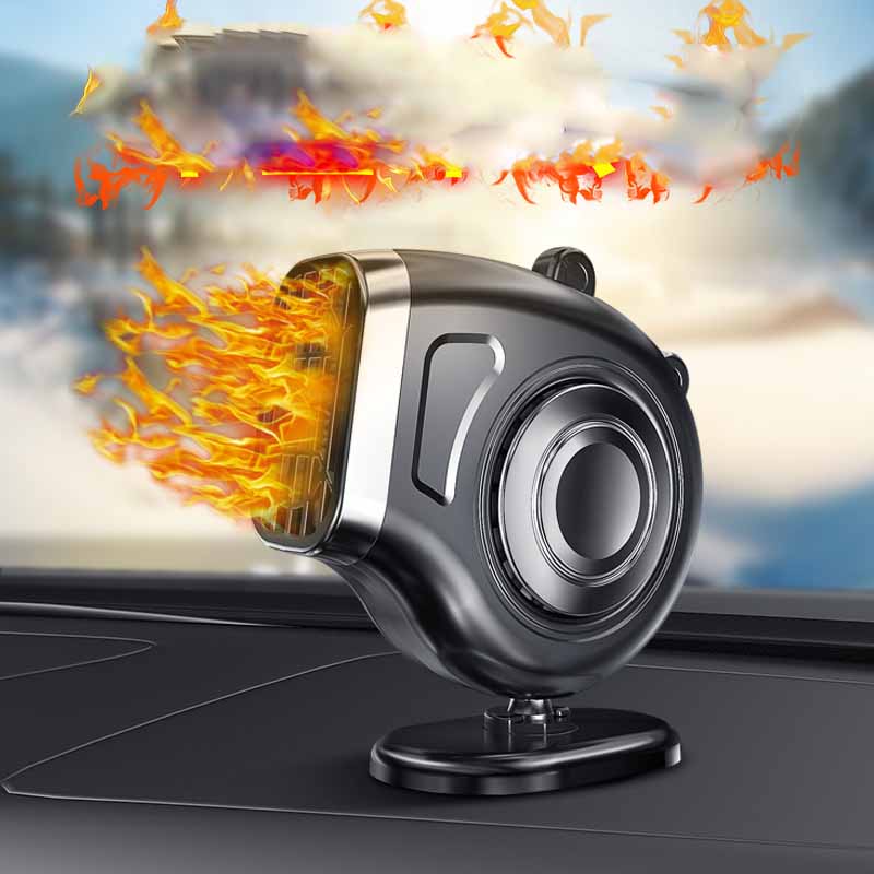 Warm Cold Dual Use Car Low Noise Defog Windscreen Fan Heater Demister Car Heater Fan Heater Window Mist Remover