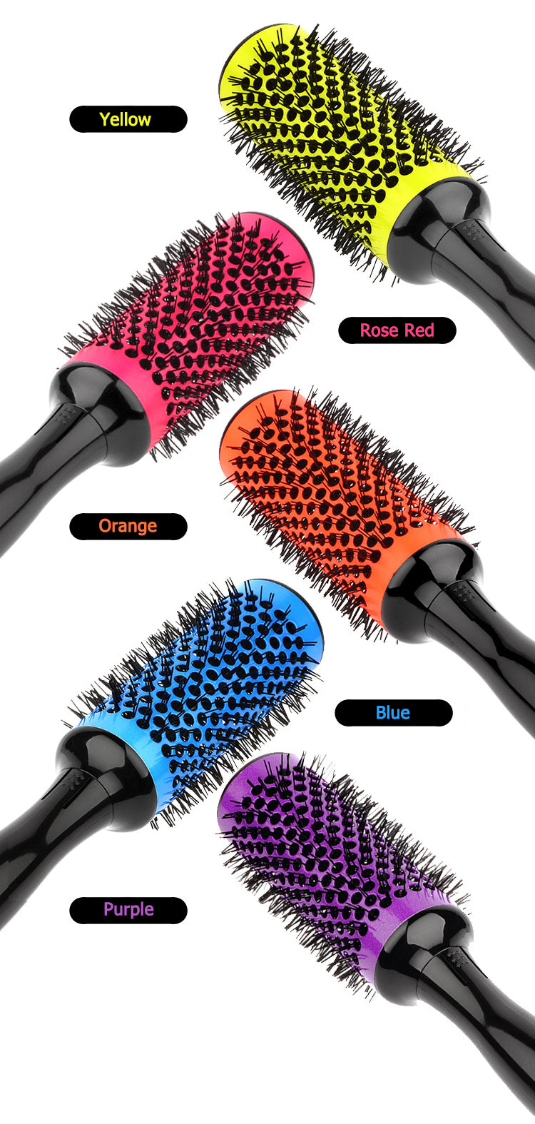 Professional Hair Dressing Brushes High Temperature Resistant