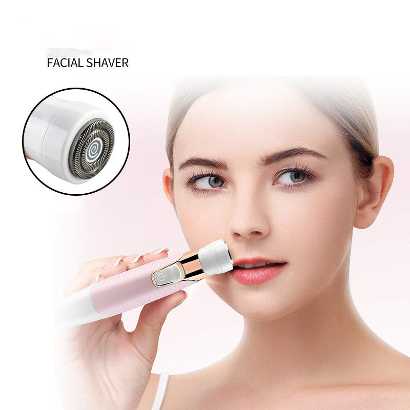 Electric Hair Removal Device Female USB Shaver 5 In 1 Eyebrow Trimmer