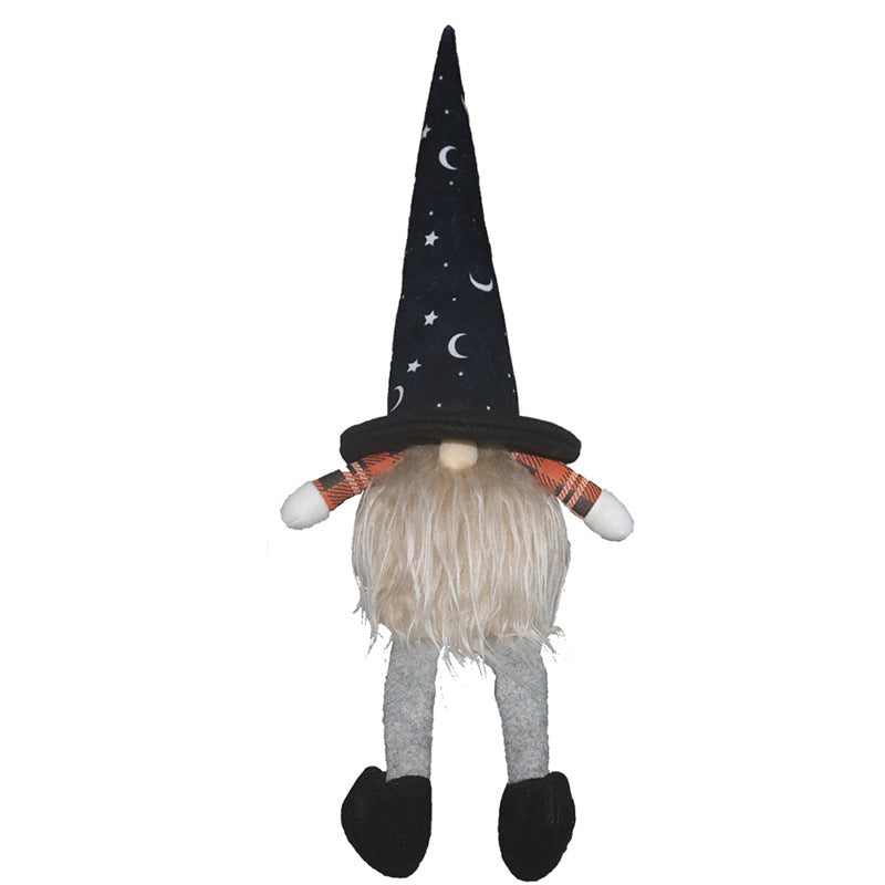 Halloween Glowing Leggy Gnome Ghost Festival Home