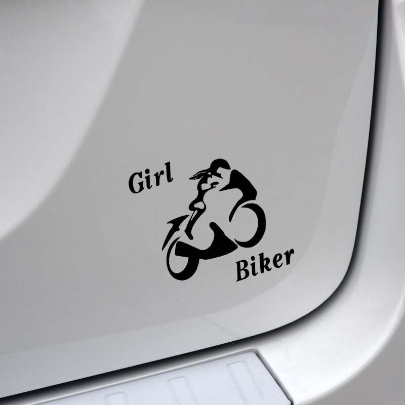 Female Motorcycle Hand Car Reflective Stickers