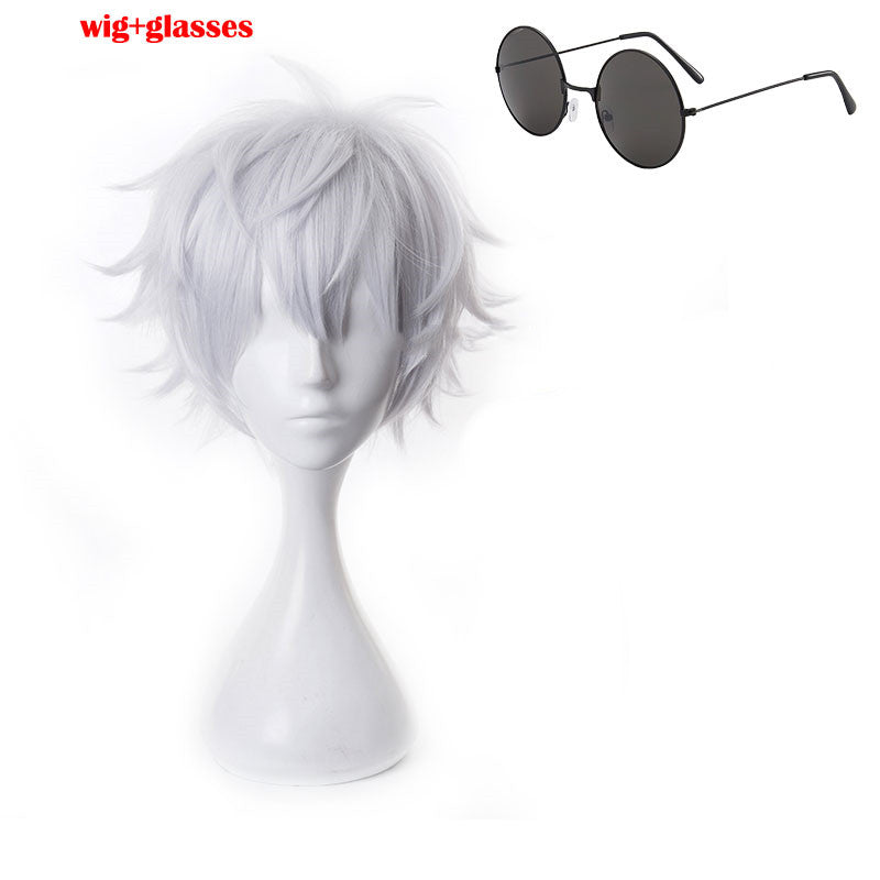 Heat Resistant Hooded Party Wig Eye Mask