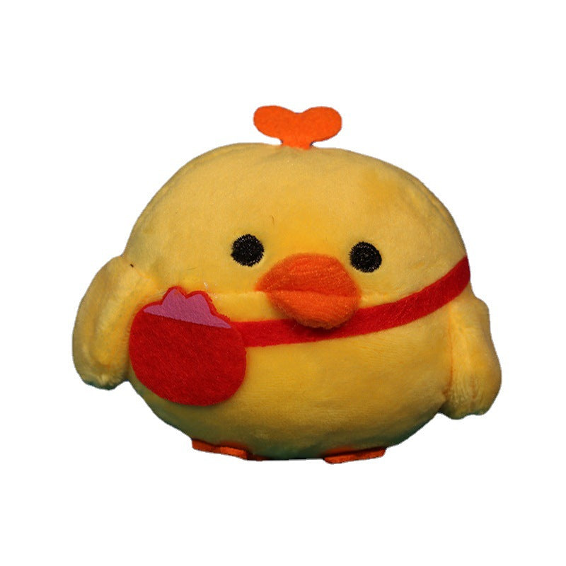 Plush Toy Chick Multi-shaped Pendant