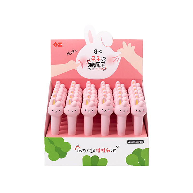 Cartoon Decompression Pen Cactus Gel Pen Creative Decompression Vent Pen