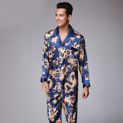 Men's short-sleeved trousers pajama set