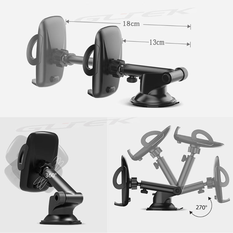 Telescopic And Extended Truck Mobile Phone Car Holder