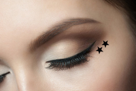 New Sexy Waterproof Double Head Black Wing Shape Eyeliner Seal