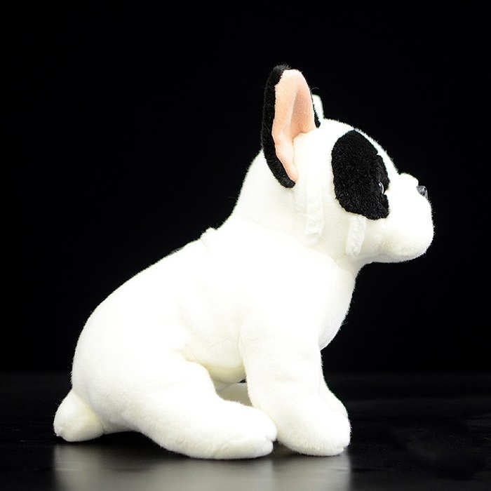 Cute Simulation French Doll Squat Dog Plush Toy