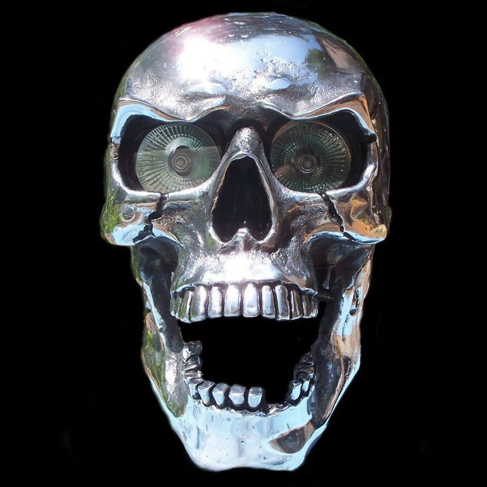 Independent Station Skull Motorcycle Headlight Decoration