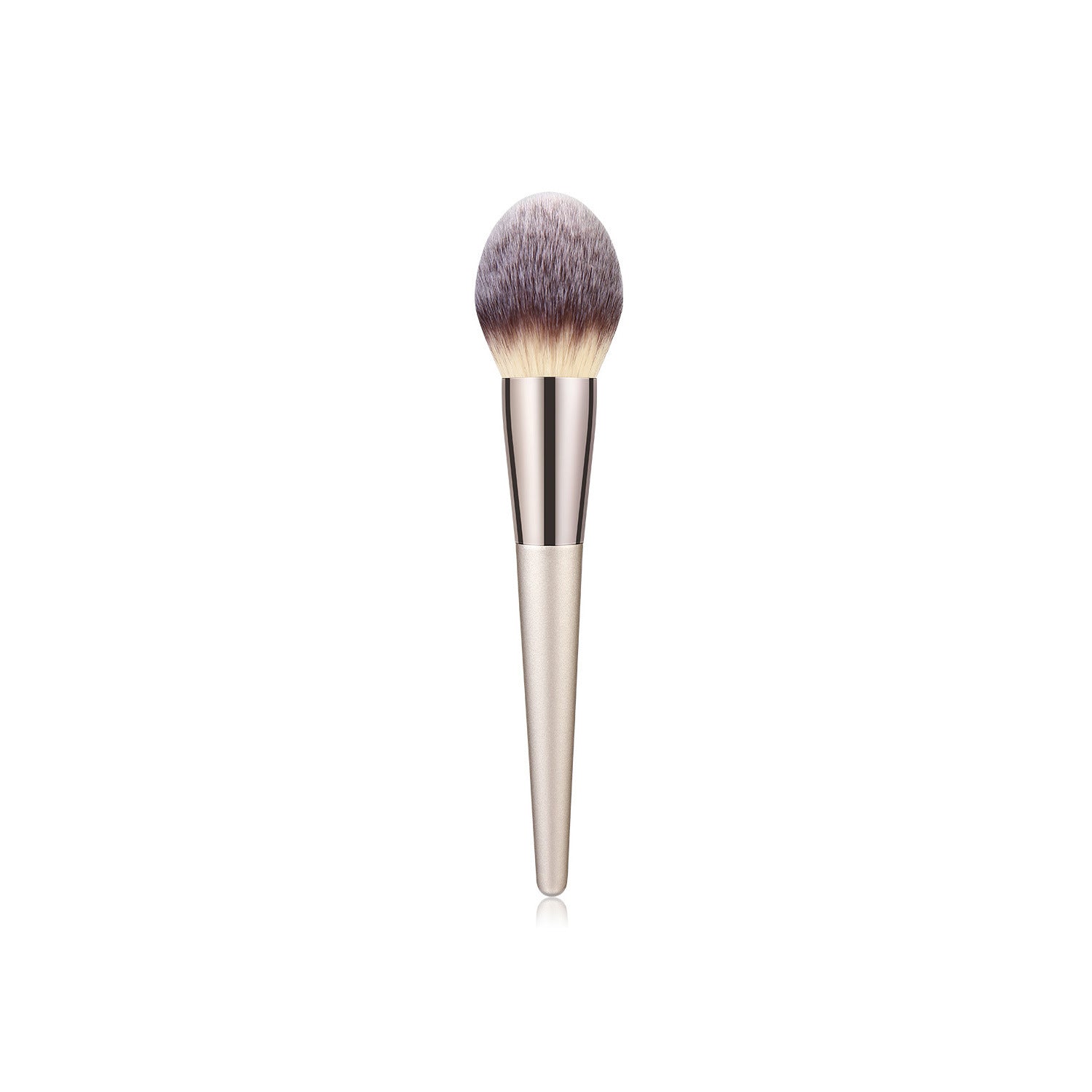 Wooden Handle Makeup Brush Champagne Gold