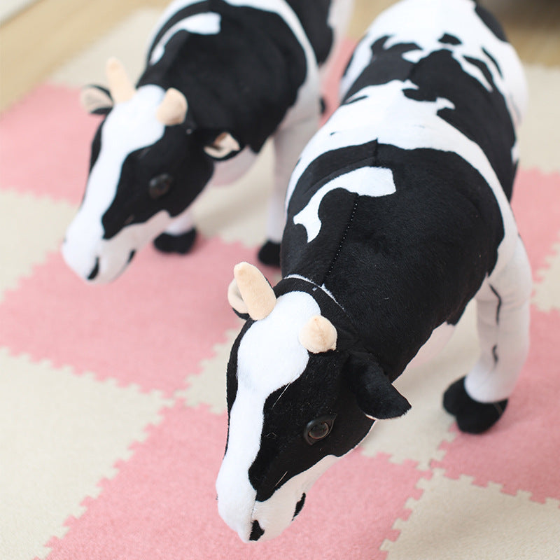 Simulation Cartoon Animal Cow Doll Plush Toy