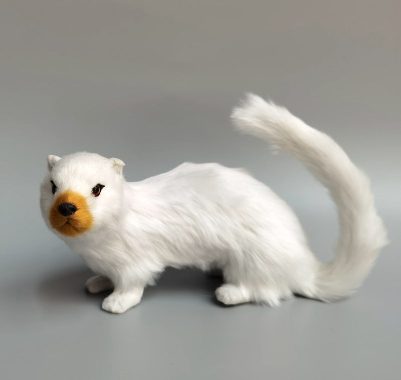 Simulation Weasel Model Feng Ornaments Animal Crafts Props