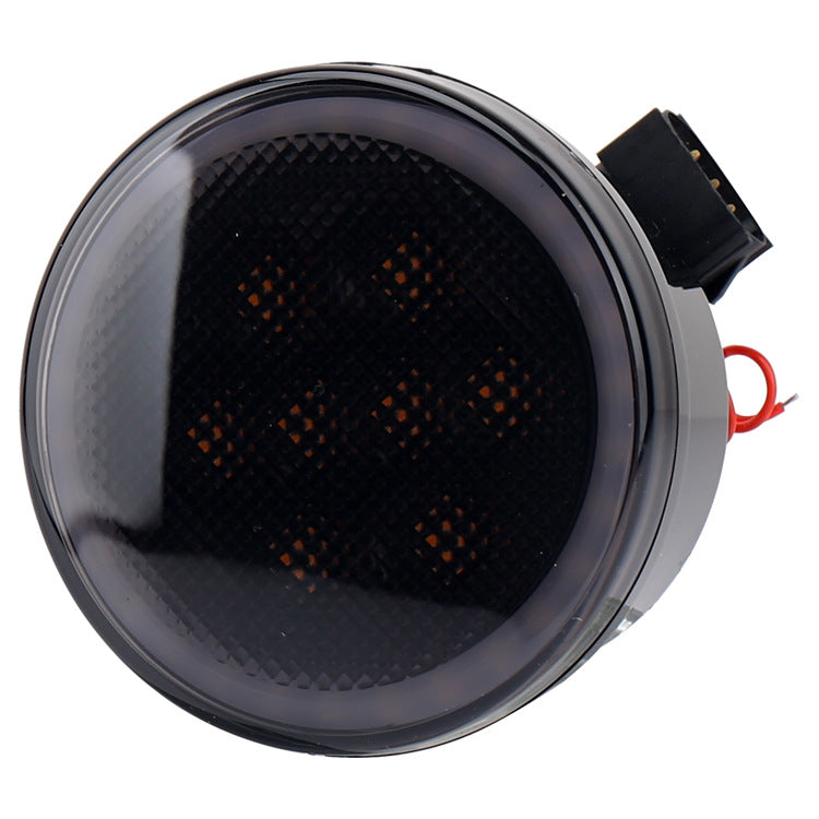 Suitable For Wrangler Modified LED Car Center Grid Lights Turn Signal Warning Wide Signal Lights