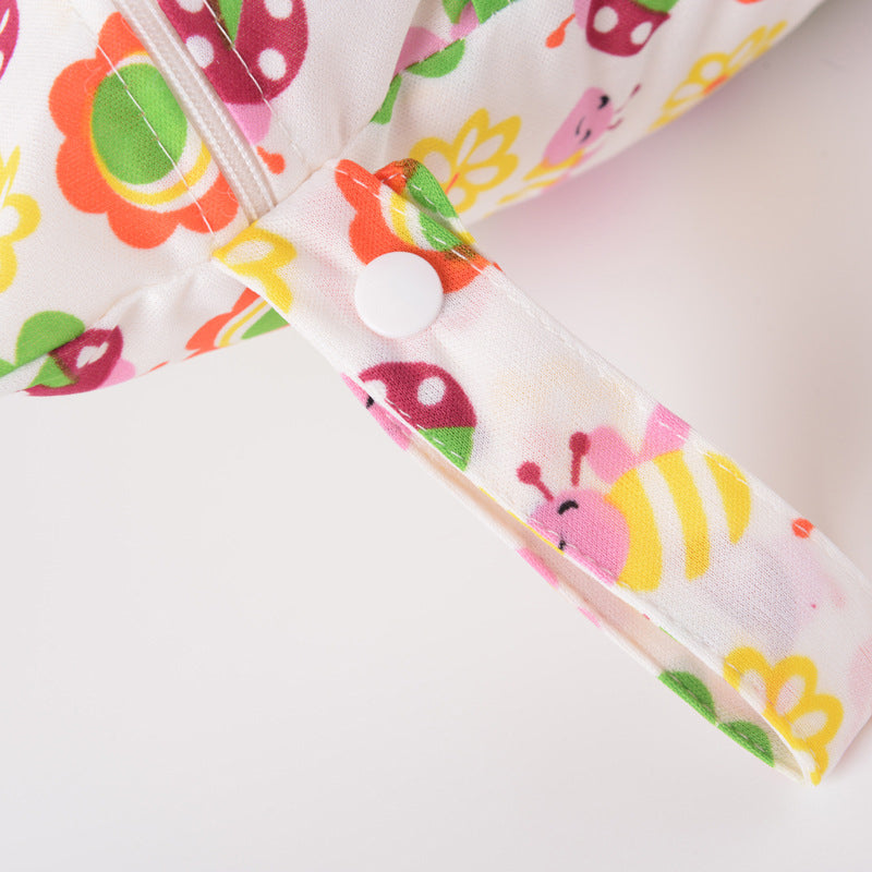 Baby Storage Bag Cartoon Diaper Pocket