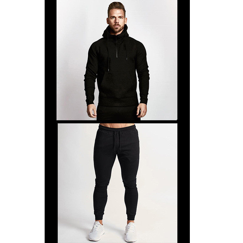 Fall/Winter Trend Hooded Sweater Men's Suit