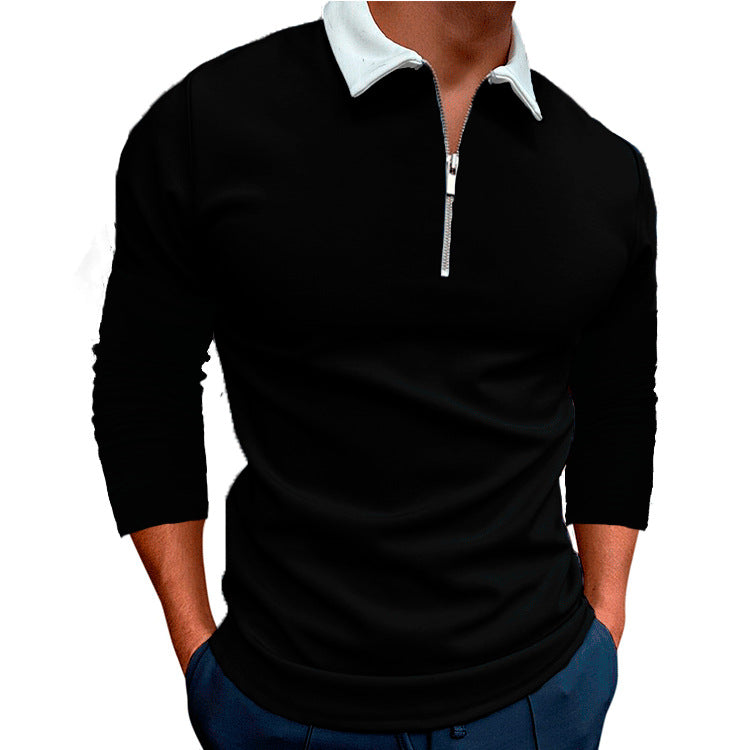 Men's Casual Long Sleeve T-shirt In Europe And America