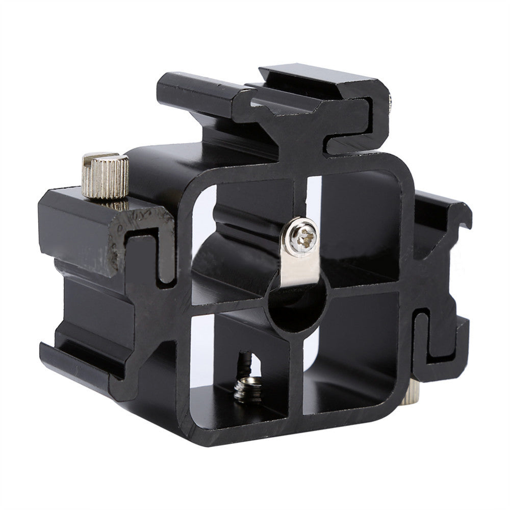 Flash lamp holder with three hot boots