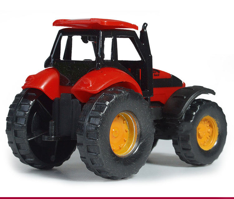 Plastic Simulation Mini Alloy Farmer Sliding Children's Toy Car