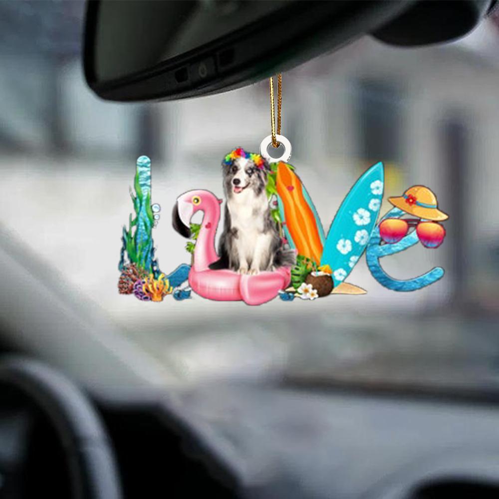 Car Pendant Sleeping Dog Angel Home Decor Acrylic Showcase Hanging Ornaments For Doors