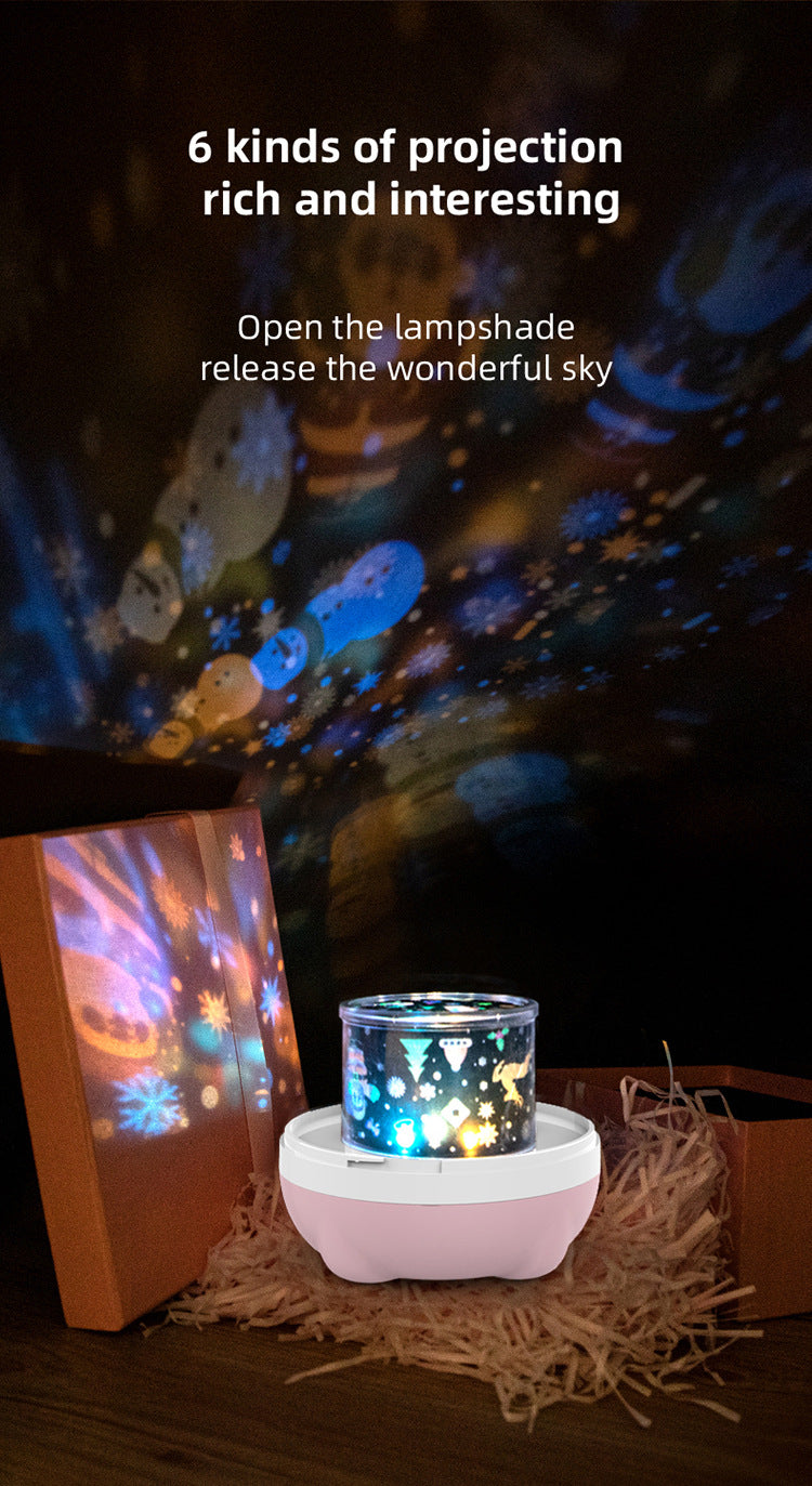 Star Projector Night Light For Adults Kids Bedroom LED Starry Sky Nightlight Table Lamp 3 Color Adjust Best Birthday Gifts