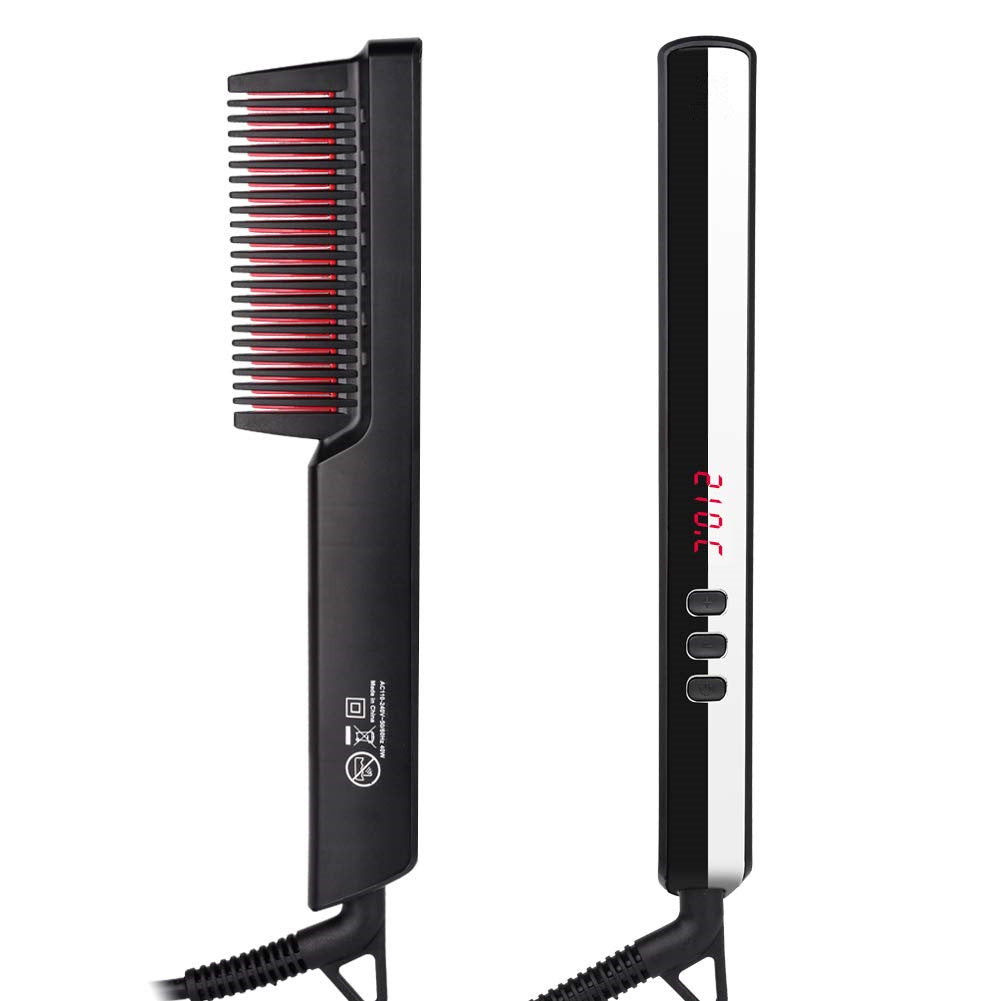 Ladies Straightening Comb Men's Multifunctional Hair Comb With Hair Care Essential Oil 40ml